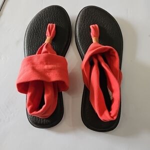 Sanuk Coral Wrap Knot Sandals